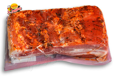 Panceta de Cerdo Adobada                           Panceta de cerdo, cortada en tiras<br /><br />